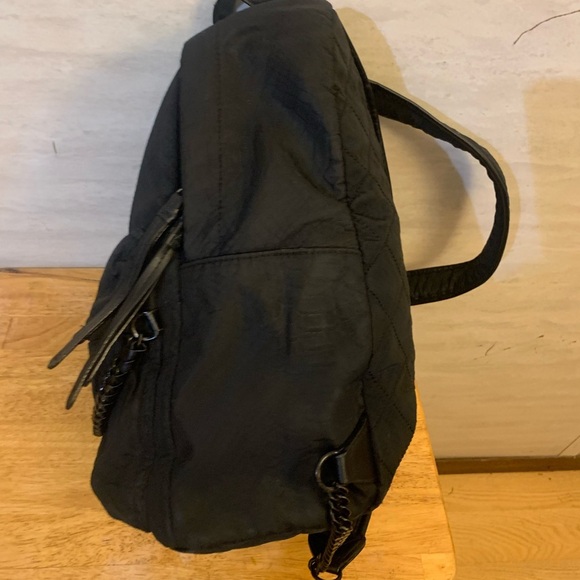 Victoria Secret Python City Black Backpack with Minimalist Design - Picture 3 of 13